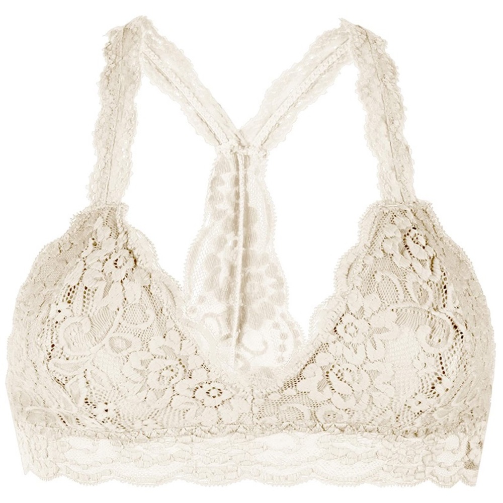 ✳️oatmeal lace bralette - Picture 2 of 2